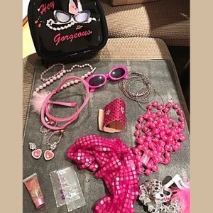 Little Girl Black Patent Dress Up BUNDLE